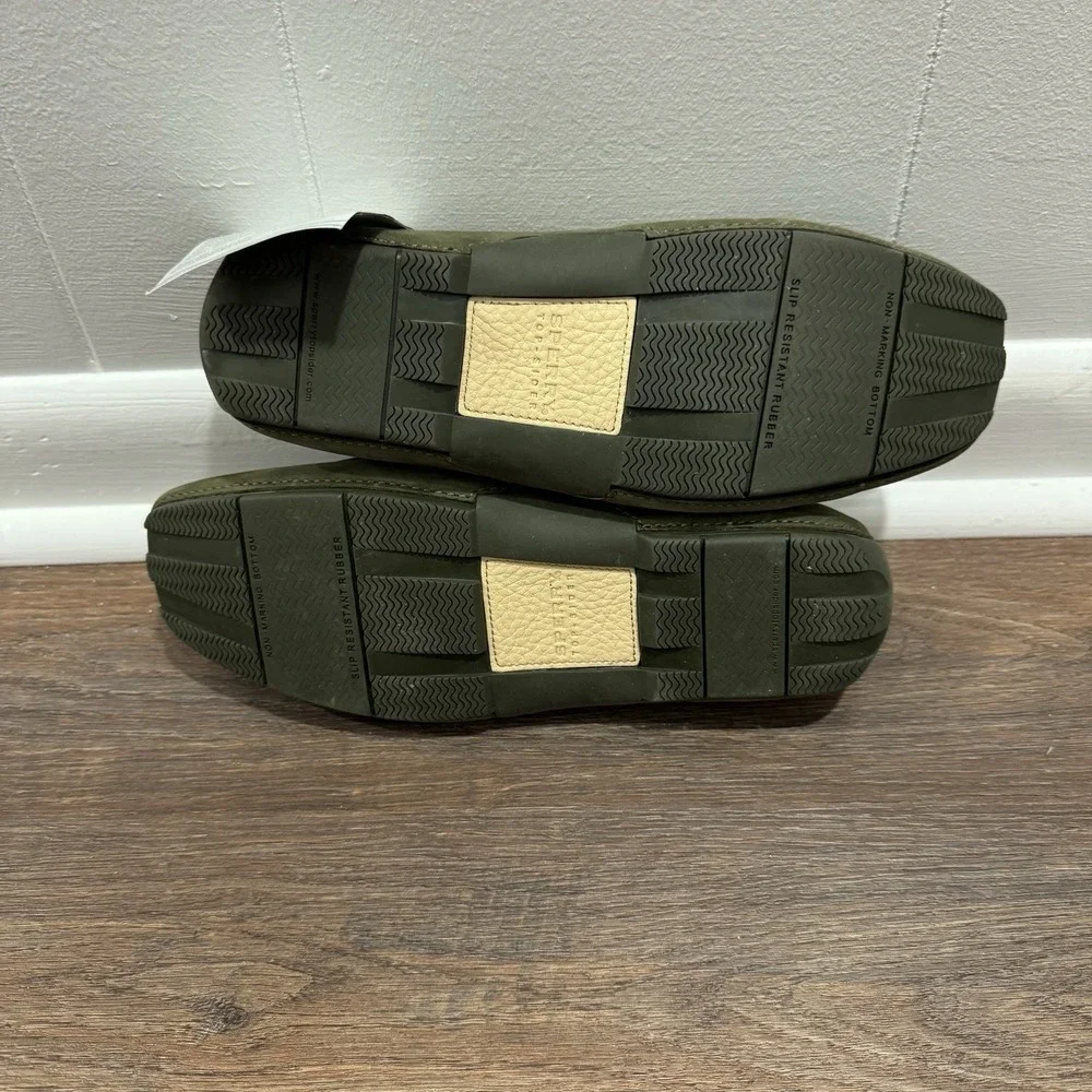 Sperry Top Sider Wallaby Nubuck Green Leather Shoes Men's Sz 8.5 NEW Boat Coasts